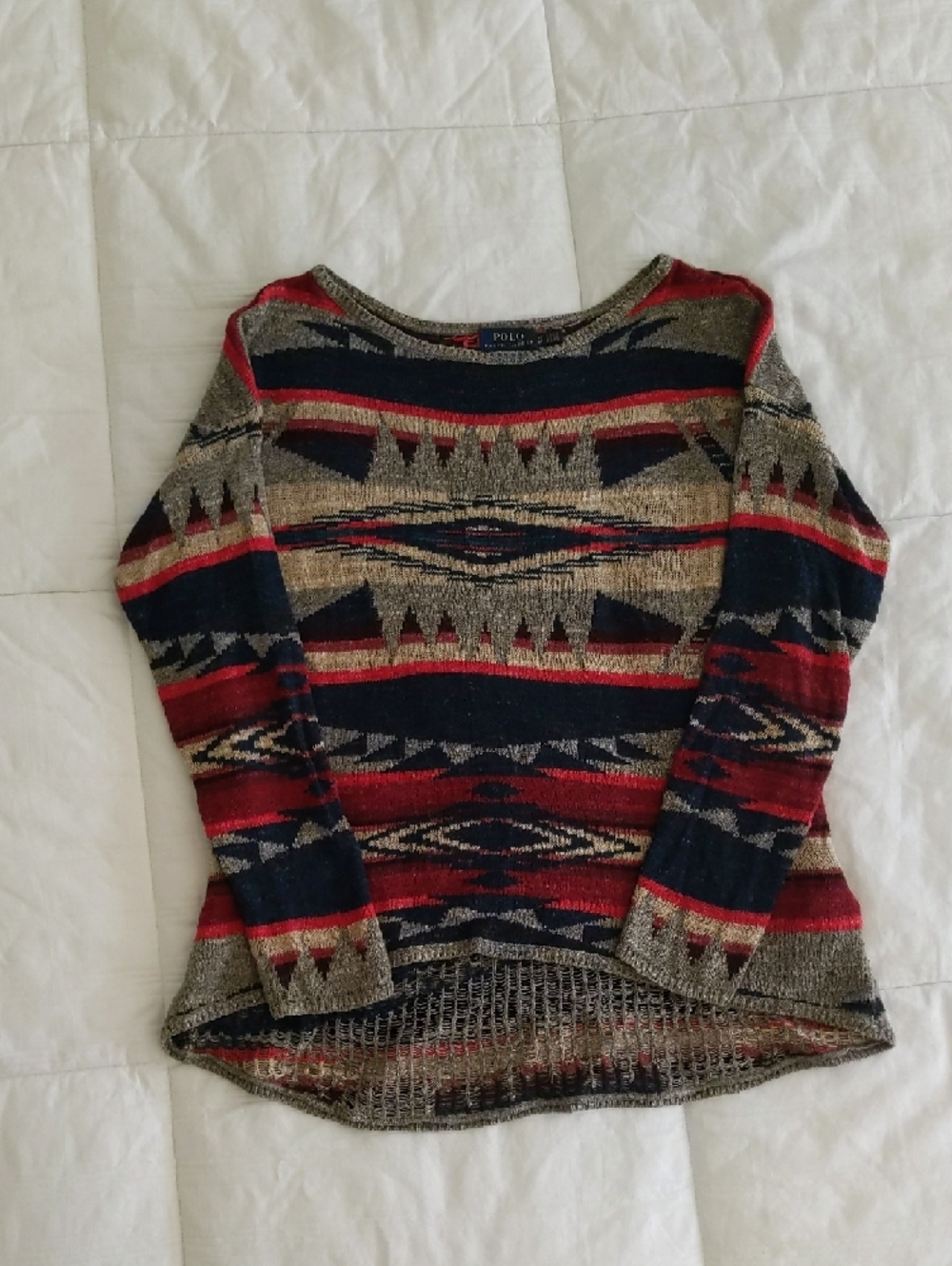 Ralph Lauren Southwestern Knit Sweater | XS